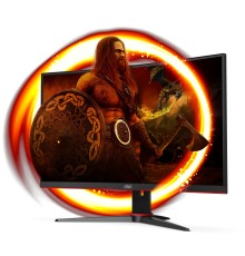 AOC G2 C27G2ZE BK Monitor PC 68,6 cm (27") 1920 x 1080 Pixel Full HD LED Nero, Rosso