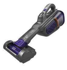 Black & Decker BHHV520BFP aspirapolvere senza filo Nero, Viola Senza sacchetto