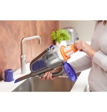 Black & Decker BHHV520BFP aspirapolvere senza filo Nero, Viola Senza sacchetto