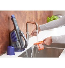 Black & Decker BHHV520BFP aspirapolvere senza filo Nero, Viola Senza sacchetto