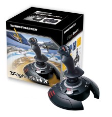 Thrustmaster T.Flight Stick X Nero, Rosso, Argento USB Joystick Analogico PC, Playstation 3