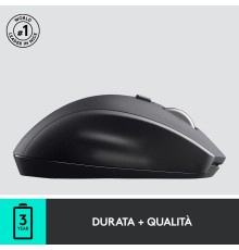 Logitech M100 Mouse USB con Cavo, 3 Pulsanti, Tracciamento Ottico 1000 DPI, Ambidestro, Compatibile con PC, Mac, Laptop