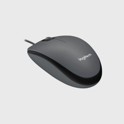 Logitech M100 Mouse USB con Cavo, 3 Pulsanti, Tracciamento Ottico 1000 DPI, Ambidestro, Compatibile con PC, Mac, Laptop