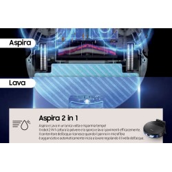 Samsung Robot Aspirapolvere POWERbot™ 2 IN 1 Aspira e Lava VR05R5050WK