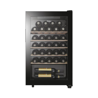 Haier Wine Bank 50 Serie 3 HWS33GG Cantinetta vino con compressore Libera installazione Nero 33 bottiglia bottiglie