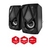 Techmade TM-GAMSPEAKER altoparlante 2-vie Nero Cablato 3 W