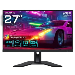 GIGABYTE M27Q 27" Monitor da Gioco QHD - 2560 x 1440, 170Hz, 0.5ms, 350 cd m², FreeSync Premium, Display HDR400, HDMI 2.1,