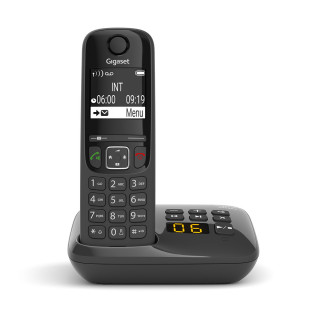 Gigaset AS690A Telefono analogico DECT Identificatore di chiamata Nero