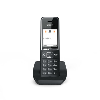 Gigaset COMFORT 550 Telefono analogico DECT Identificatore di chiamata Nero