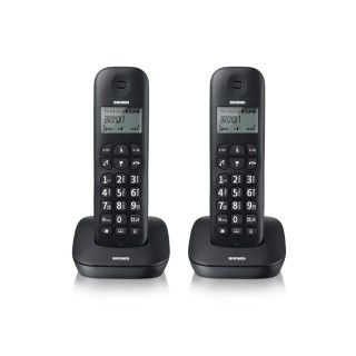 Brondi Gala Twin Telefono DECT Identificatore di chiamata Nero