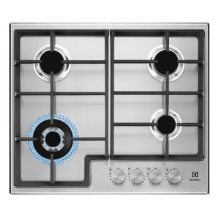 Electrolux EGS64362X Acciaio inox Da incasso 59.5 cm Gas 4 Fornello(i)