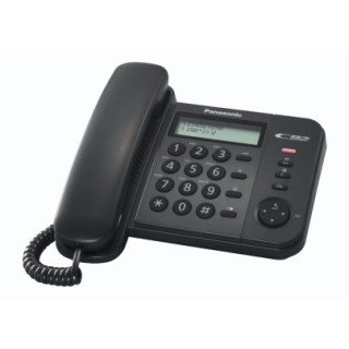 Panasonic KX-TS560EX1B telefono Telefono analogico Identificatore di chiamata Nero