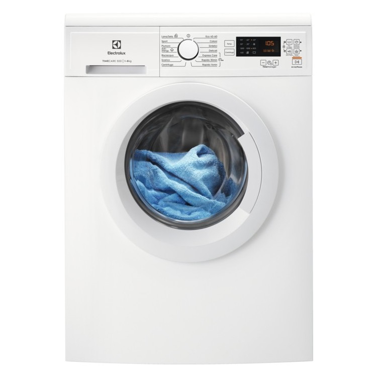 Electrolux EW2F5W82 lavatrice Caricamento frontale 8 kg 1151 Giri min Bianco