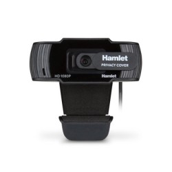 Hamlet HWCAM1080-P webcam 2 MP 1920 x 1080 Pixel USB 2.0 Nero