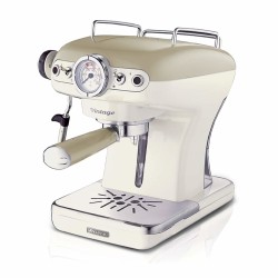 Ariete 1389 Macchina da Caffè Espresso di Design - per Polvere e cialde ESE - filtro 1 e 2 tazze - Montalatte - 850 Watt -