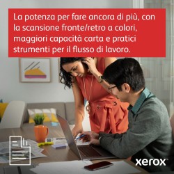 Xerox B235 A4 34 ppm Copia Stampa Scansione Fax fronte retro wireless PS3 PCL5e 6 ADF 2 vassoi Totale 251 fogli