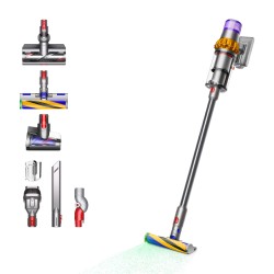 Dyson V15 Detect Absolute aspirapolvere senza filo Nichel, Acciaio inox, Giallo Senza sacchetto