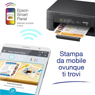 Epson Expression Home XP-2200 stampante multifunzione A4 getto d'inchiostro 3in1, scanner, fotocopiatrice, Wi-Fi Direct,