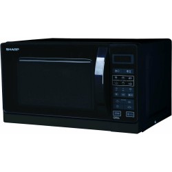 Sharp R-742BKW forno a microonde Nero Microonde con grill Superficie piana 25 L 900 W