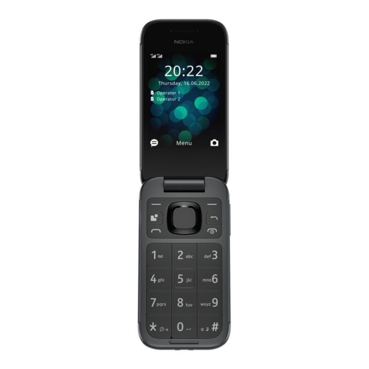 HMD Nokia 2660 Flip 7,11 cm (2.8") 123 g Nero Telefono cellulare basico