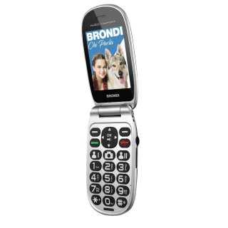 Brondi BROAMICOCOMFORTBKR 7,11 cm (2.8") Nero Telefono cellulare basico