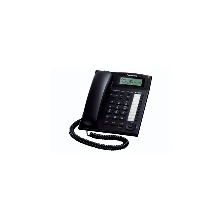 Panasonic KX-TS880EXB telefono Telefono analogico Identificatore di chiamata Nero