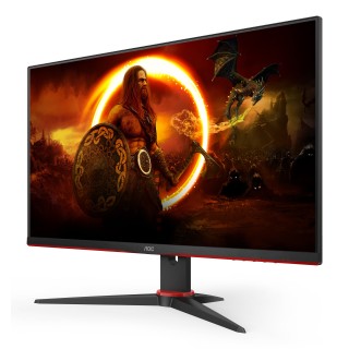 AOC G2 24G2SPAE BK LED display 60,5 cm (23.8") 1920 x 1080 Pixel Full HD Nero, Rosso