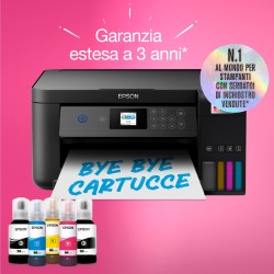 Epson EcoTank ET-2850 stampante multifunzione inkjet 3-in-1 A4, serbatoi ricaricabili alta capacità, 5 flaconi inclusi pari a