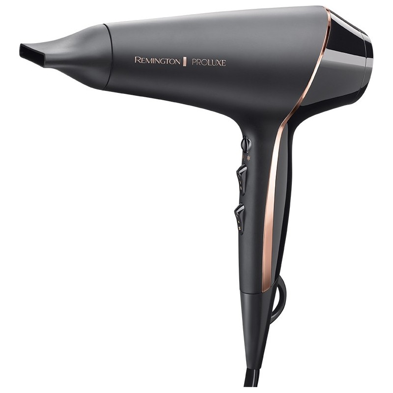 Remington PROLuxe Midnight Edition asciuga capelli 2400 W Nero, Oro