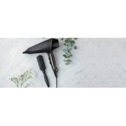 Remington PROLuxe Midnight Edition asciuga capelli 2400 W Nero, Oro