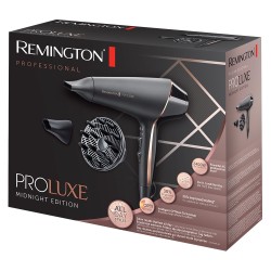 Remington PROLuxe Midnight Edition asciuga capelli 2400 W Nero, Oro