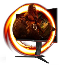 AOC G2 24G2ZU BK LED display 60,5 cm (23.8") 1920 x 1080 Pixel Full HD Nero, Rosso