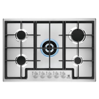 Electrolux EGS75362X Acciaio inox Da incasso 75 cm Gas 5 Fornello(i)