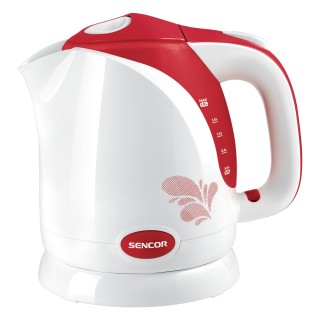 Sencor SWK 1504RD bollitore elettrico 1,5 L 2000 W Rosso, Bianco