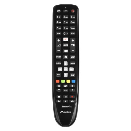 Meliconi Gumbody Personal 4 plus telecomando IR Wireless TV Pulsanti