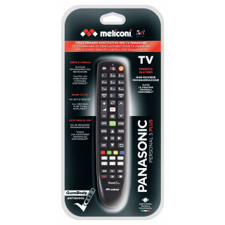 Meliconi Gumbody Personal 5 plus telecomando IR Wireless TV Pulsanti