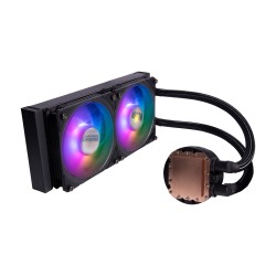 Cooler Master MasterLiquid PL240 Flux Processore Kit di raffreddamento a liquido 12 cm Nero