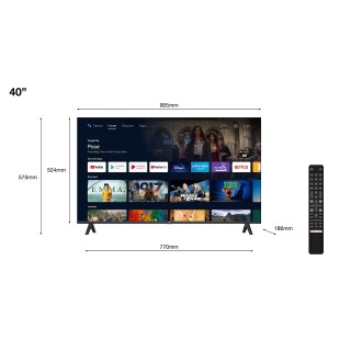 TCL S54 Serie Smart TV Full HD 40" 40S5400A, HDR 10, Dolby Audio, Multisound, Android TV