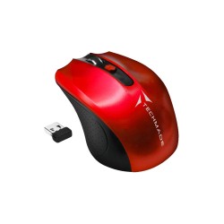 Techmade TM-XJ30-RED mouse Ufficio Ambidestro RF Wireless Ottico 1600 DPI