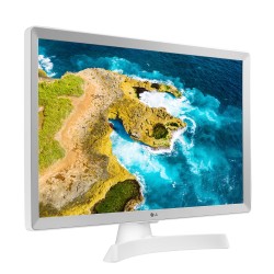 LG 24TQ510S Monitor TV 23.6" smart webOS 22 Wi-Fi NOVITÀ 2022 Bianco