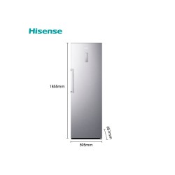 Hisense RL481N4BIE frigorifero Libera installazione 370 L E Acciaio inox