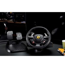 Thrustmaster T80 Ferrari 488 GTB Edition Nero Sterzo + Pedali Digitale PC, PlayStation 4, PlayStation 5