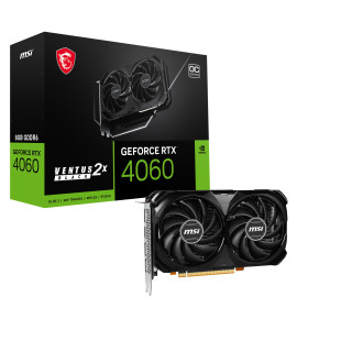 MSI VENTUS GEFORCE RTX 4060 2X BLACK 8G OC scheda video NVIDIA 8 GB GDDR6