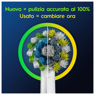 Oral-B CrossAction Testine Di Ricambio Pro Cross Action, 5 Testine