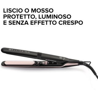 Bellissima Imetec Piastra Creativity Ion, Capelli Lisci o Mossi, Ionizzatore, Rivestimento Ceramica Diamond e Cheratina, 5