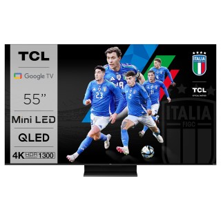 TCL C80 Serie Smart TV Mini LED 4K 55" 55C805, 144Hz, audio Onkyo, Dolby Vision IQ, Google TV