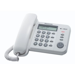 Panasonic KX-TS560EX1W telefono Telefono analogico Identificatore di chiamata Bianco