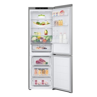 LG GBV3100CPY Frigorifero combinato, Classe C, 344L, Fresh Converter, Porte piatte, Argento