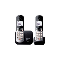 Panasonic KX-TG6852JTB telefono Telefono DECT Identificatore di chiamata Nero, Grigio