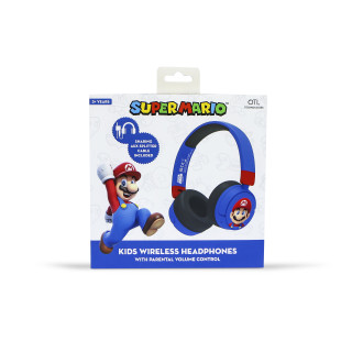 OTL Technologies Super Mario SM1001 cuffia e auricolare Con cavo e senza cavo A Padiglione Gaming USB tipo-C Bluetooth Blu,